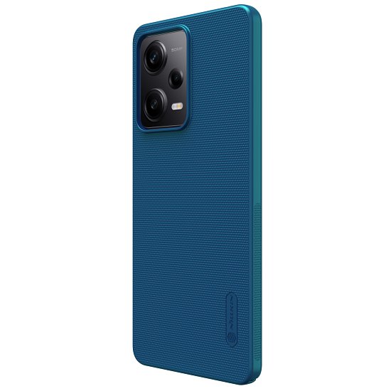 Nillkin Super Frosted Zadní Kryt pro Xiaomi Redmi Note 12 Pro 5G/Poco X5 Pro 5G Peacock Blue