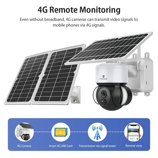 Solární HD kamera Viking HDs02 4G