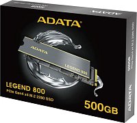 ADATA LEGEND 800/500GB/SSD/M.2 NVMe/Modrá/3R