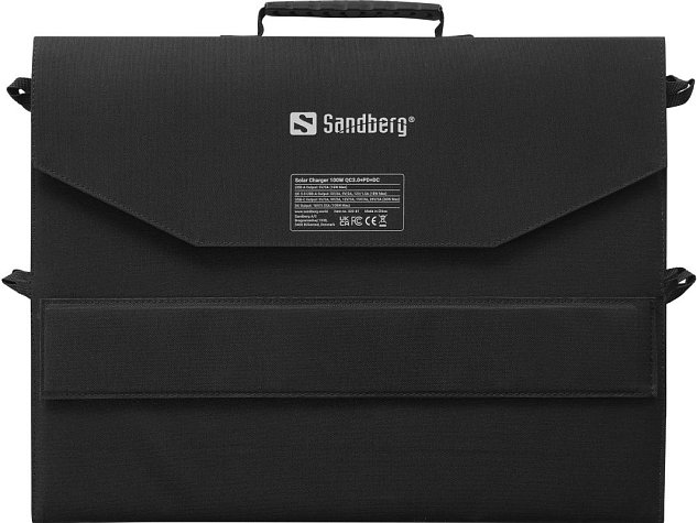 Sandberg solární panel - nabíječka, výkon 100W , QC3.0+PD+DC, černá