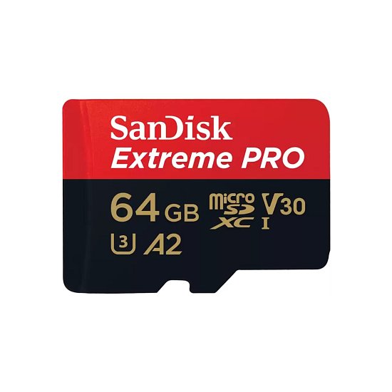 SanDisk Extreme PRO microSDXC 64GB 200MB/s + ada.