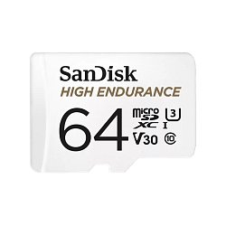 SanDisk High Endurance microSDXC 64GB + adaptér