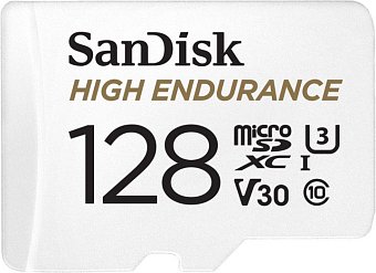 SanDisk High Endurance microSDXC 128GB + adaptér