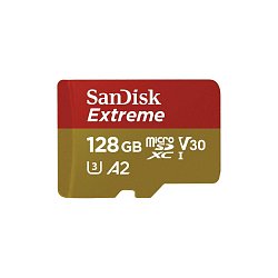 SanDisk Extreme microSDXC 128GB 190MB/s + adaptér