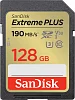 SanDisk Extreme PLUS SDXC 128GB 190MB/s V30 UHS-I