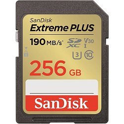 SanDisk Extreme PLUS SDXC 256GB 190MB/s V30 UHS-I