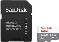 SanDisk Ultra microSDXC 64GB 100MB/s + adaptér