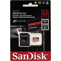 SanDisk Extreme microSDHC 32GB 100MB/s + adaptér