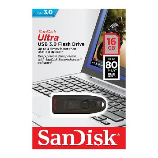 SanDisk Ultra USB 16GB USB 3.0 černá