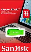 SanDisk Cruzer Blade 32GB USB2.0 elektricky zelená