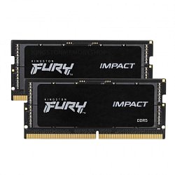 Kingston FURY Impact/SO-DIMM DDR5/32GB/6000MHz/CL38/2x16GB/Black