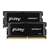 Kingston FURY Impact/SO-DIMM DDR5/32GB/6000MHz/CL38/2x16GB/Black