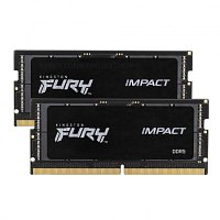 Kingston FURY Impact/SO-DIMM DDR5/32GB/6400MHz/CL38/2x16GB/Black