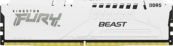 Kingston FURY Beast/DDR5/128GB/5600MHz/CL40/4x32GB/White