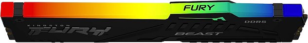Kingston FURY Beast/DDR5/64GB/5200MHz/CL40/4x16GB/RGB/Black