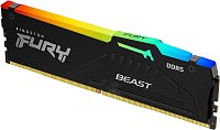 Kingston FURY Beast/DDR5/64GB/5600MHz/CL40/4x16GB/RGB/Black