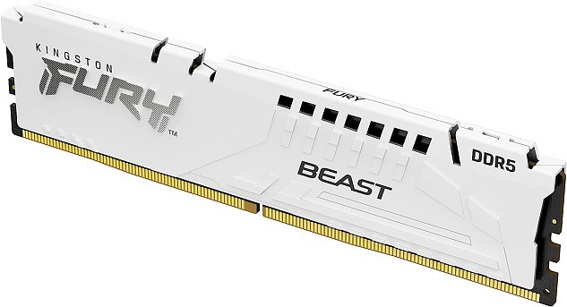 Kingston FURY Beast/DDR5/128GB/5600MHz/CL40/4x32GB/White