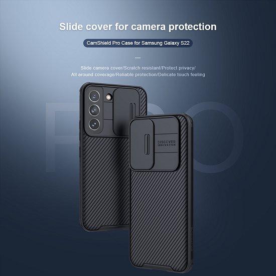 Nillkin CamShield PRO Zadní Kryt pro Samsung Galaxy S23 Ultra Black