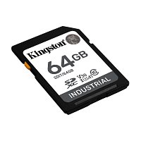 64GB SDXC Kingston Industrial C10  U3 V30 pSLC