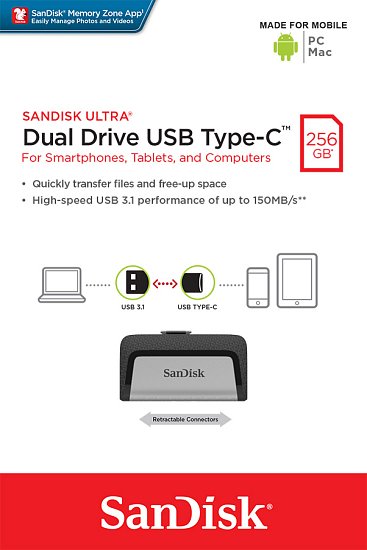 SanDisk Ultra Dual 256GB USB-C