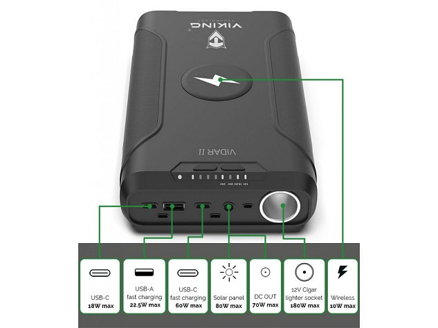 Outdoorová powerbanka Viking VIDAR II