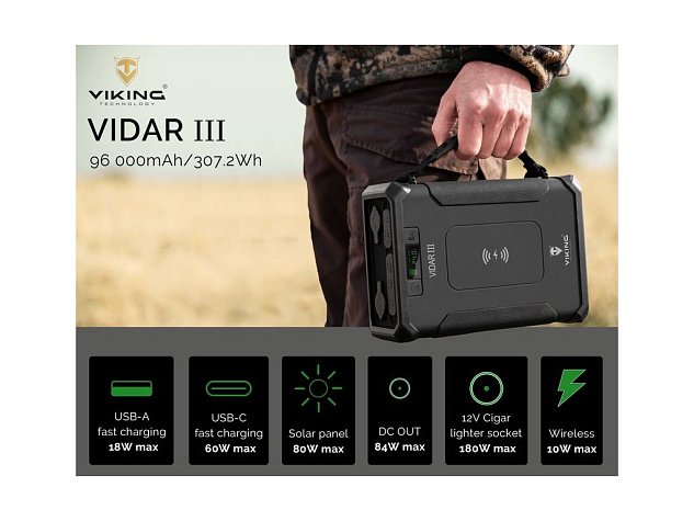 Outdoorová powerbanka Viking VIDAR III