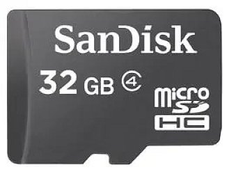 SanDisk 32GB microSDHC Class 4 Memory Card