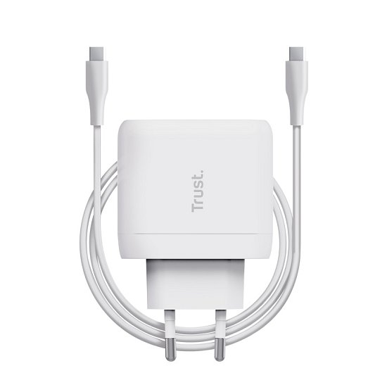 TRUST MAXO 65W USB-C CHARGER WHTE