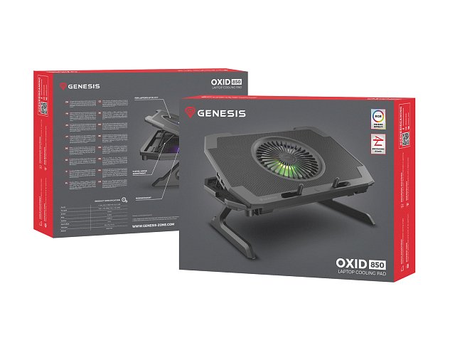 Chladící podložka pro NB Genesis OXID 260, LED, 15,6-17,3