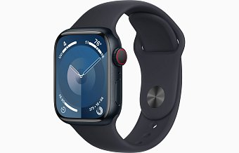 Watch S9 Cell, 45mm Midnight/Midnight SB - S/M