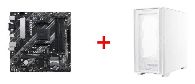 PROMO cena PRIME A520M-A II/CSM + CASE A21 WHITE