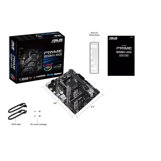 ASUS PRIME B550M-K ARGB/AM4/mATX