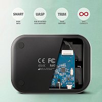 AXAGON ADSA-DC, USB-C 5Gbps - 2x SATA 6G 2.5