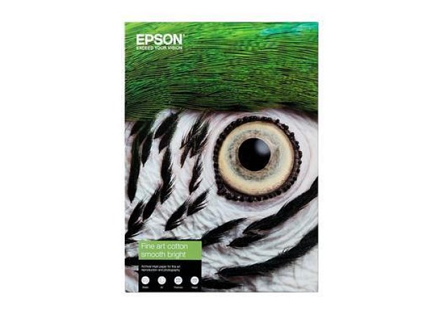 EPSON Fine Art Cotton Smooth Bright A4 25 Sheets