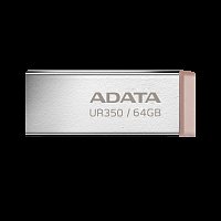 ADATA UR350/64GB/USB 3.2/USB-A/Hnědá