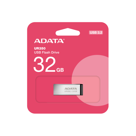 ADATA UR350/32GB/USB 3.2/USB-A/Černá