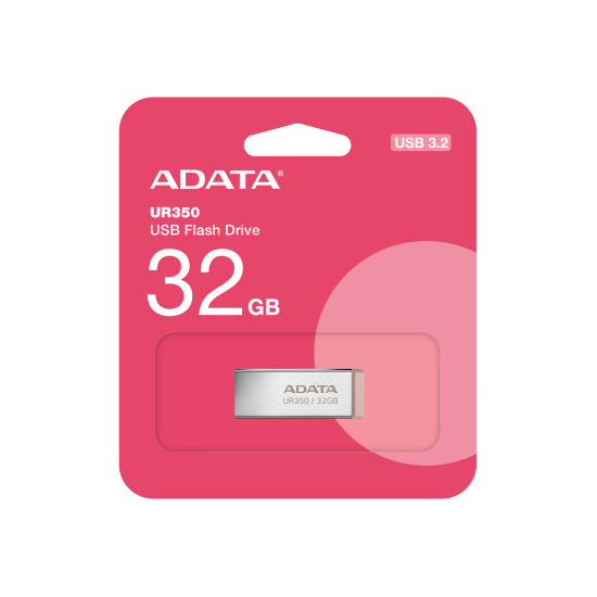 ADATA UR350/32GB/USB 3.2/USB-A/Hnědá