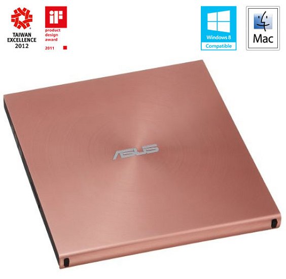 AKCE_ASUS SDRW-08U5S-U/PINK externí slim + soft