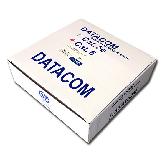 DATACOM UTP flex,Cat6 PVC,šedý,100m,lanko