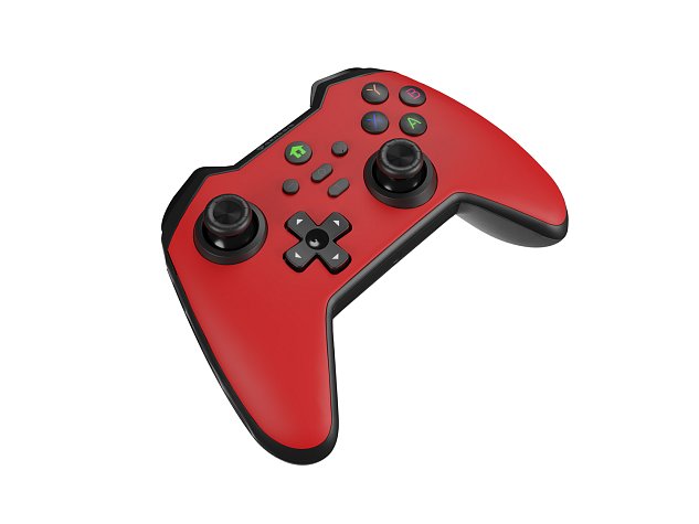 Bezdrátový gamepad Genesis MANGAN 400 pro PC/Switch/Mobil, červený