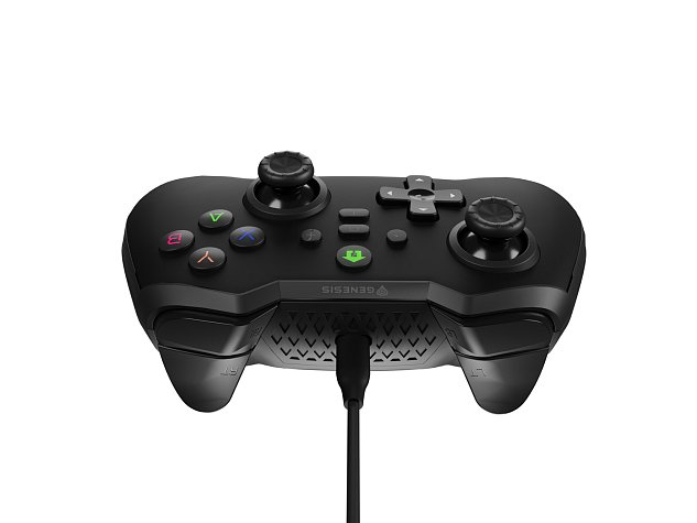 Drátový gamepad Genesis MANGAN 300, pro PC/Switch/Mobil, černý