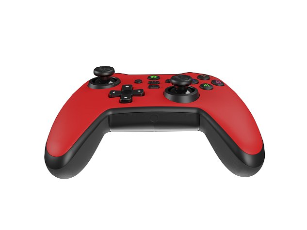 Drátový gamepad Genesis MANGAN 300, pro PC/Switch/Mobil, červený