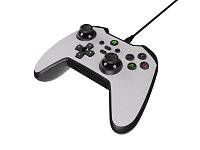 Drátový gamepad Genesis MANGAN 300, pro PC/Switch/Mobil, bílý