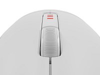Genesis herní myš ZIRCON 500/Herní/Optická/10 000DPI/Bezdrátová USB + Bluetooth/Bílá