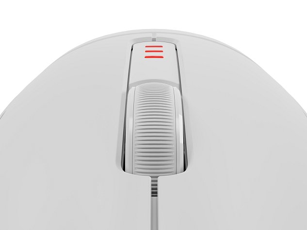 Genesis herní myš ZIRCON 500/Herní/Optická/10 000DPI/Bezdrátová USB + Bluetooth/Bílá