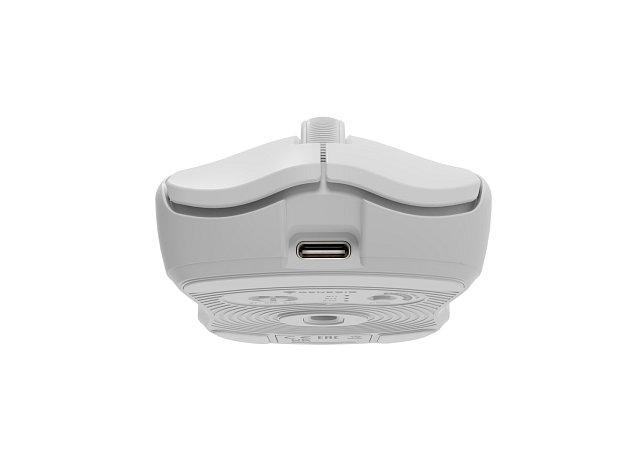 Genesis herní myš ZIRCON 500/Herní/Optická/10 000DPI/Bezdrátová USB + Bluetooth/Bílá
