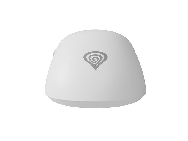 Genesis herní myš ZIRCON 500/Herní/Optická/10 000DPI/Bezdrátová USB + Bluetooth/Bílá