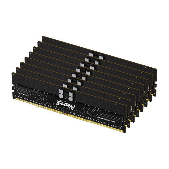 128GB DDR5-6400MHz CL32 KFR ECC Reg XMP, 8x16GB