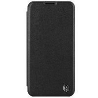 Nillkin Qin Book PRO Plain Leather Pouzdro pro Apple iPhone 15 Classic Black