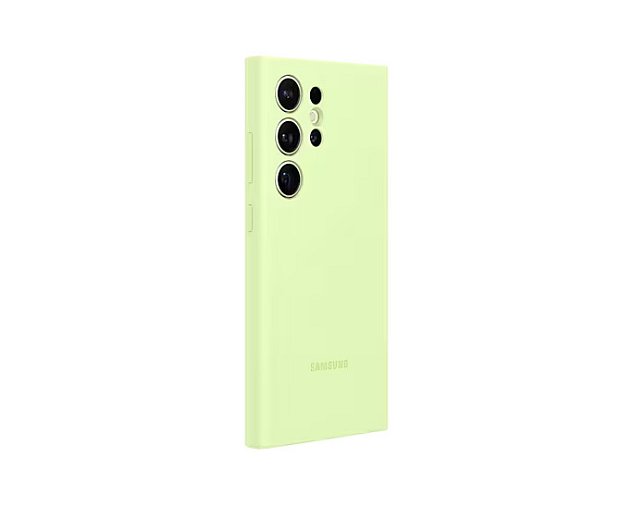 Samsung Silikonový zadní kryt S24 Ultra Light Green